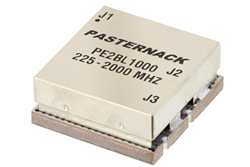 Балун с трансформацией волнового сопротивления 50 Ом на 25 Ом в диапазоне частот от 225 МГц до 2 ГГц с проходной мощностью до 100 Вт для поверхностного монтажа (SMT)